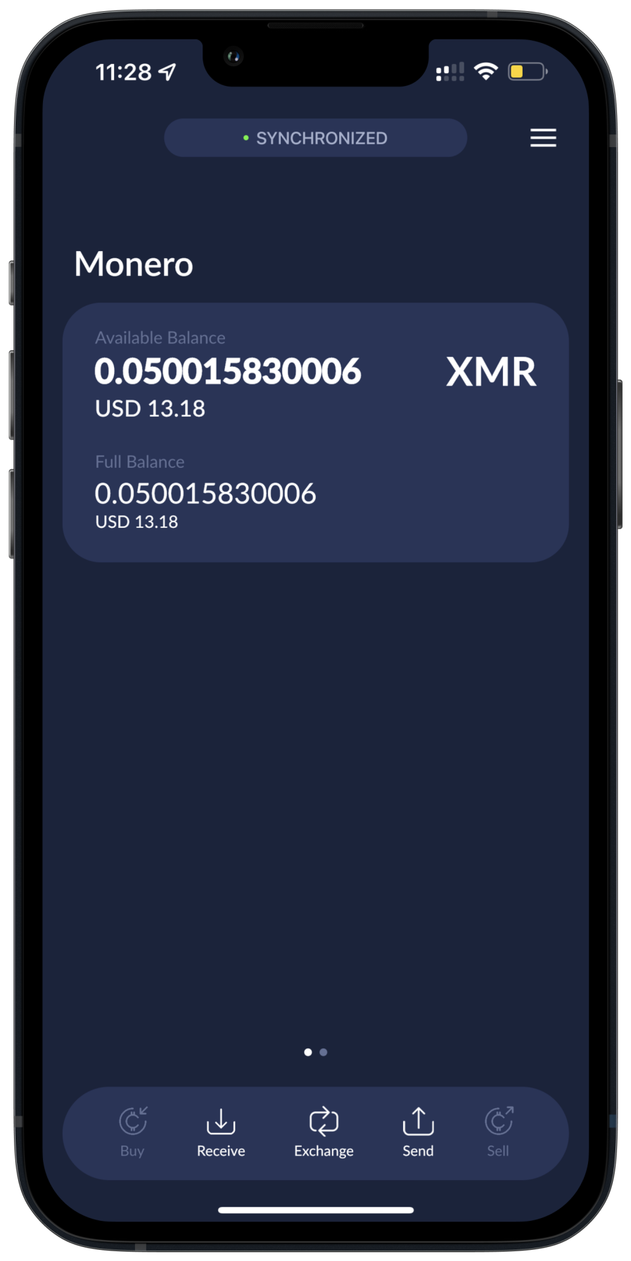 Cake Wallet screenshot